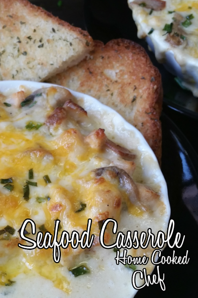 CREAMY SEAFOOD CASSEROLE